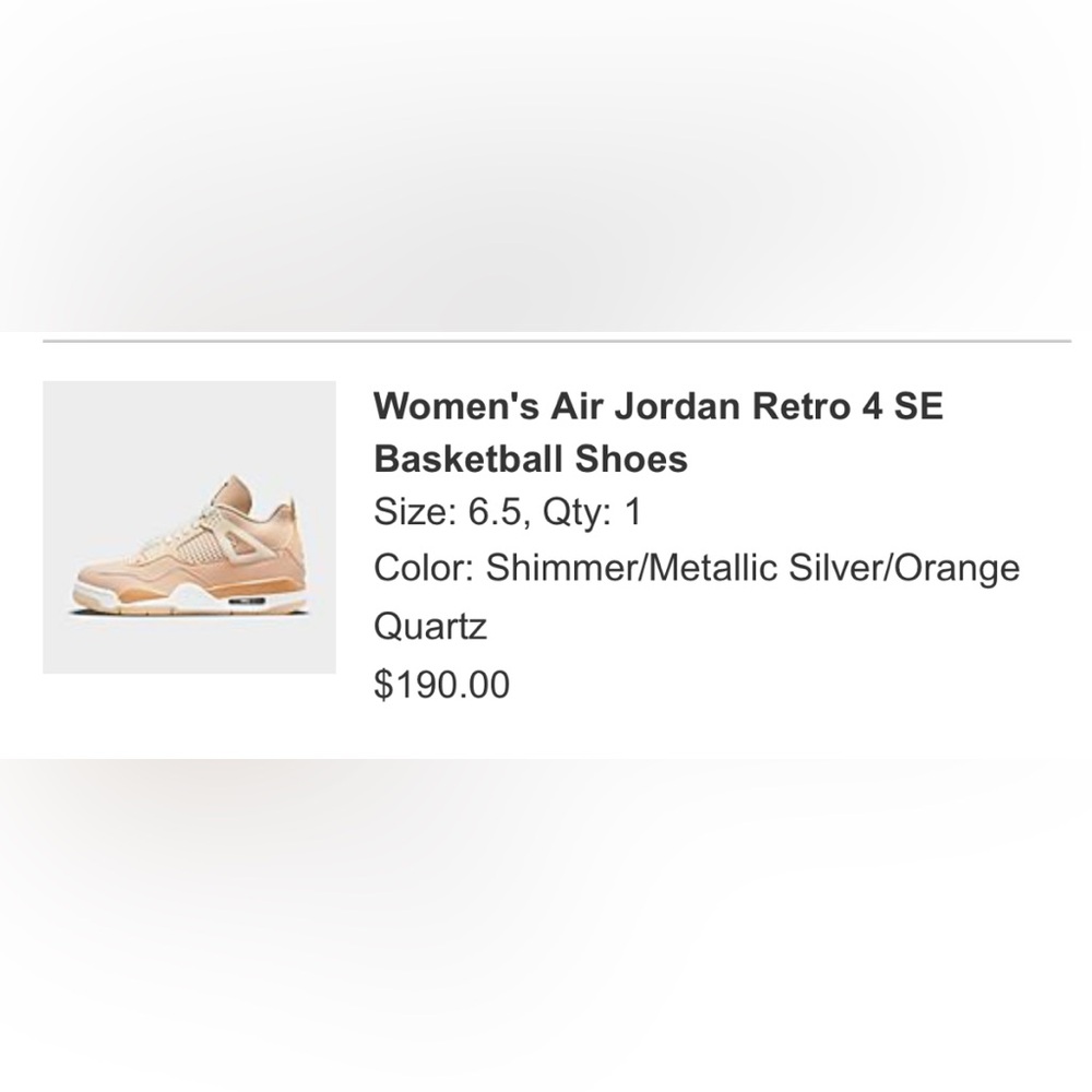 Air Jordan Retro 4 SE Women's Basketball Shoes